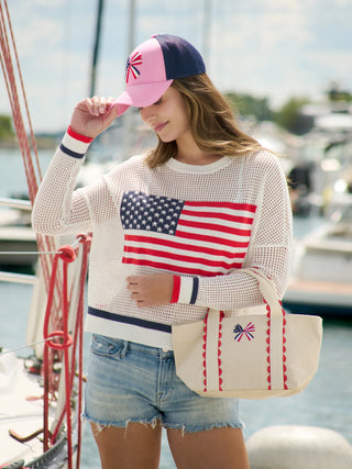 Liberty Bow Mini Tote - Red