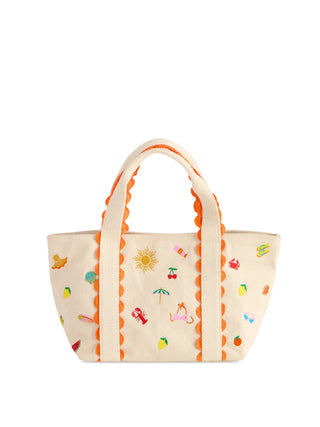 Summer Icons Mini Tote - Natural