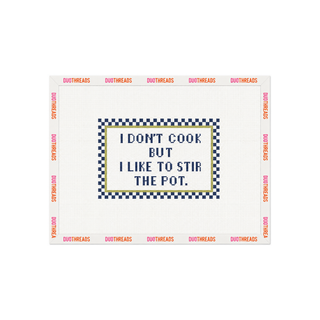 Pot Stirrer Needlepoint Canvas