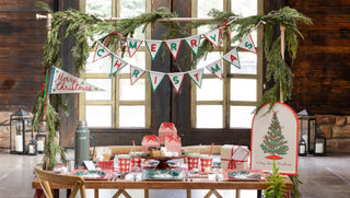 CCH1307 - Red Gingham Christmas Gable Treat Boxes