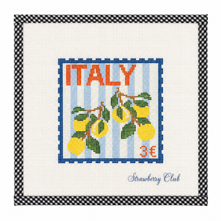 Italy Stamp Canvas