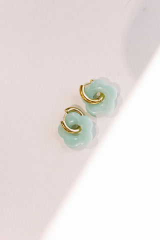 Color Me Daisy Hoop Earring