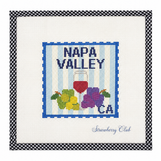 Napa Valley Stamp Canvas