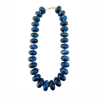 Liberty Beaded Necklace - Navy
