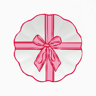 Platter Round Peppermint Present