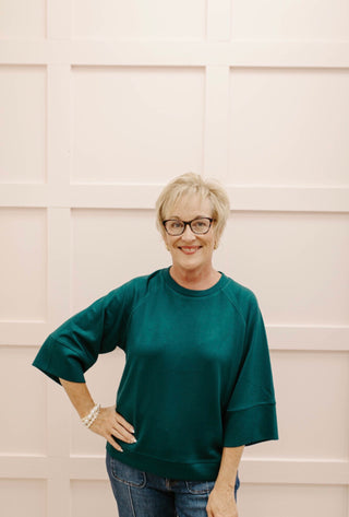 The Palmer Top - Teal