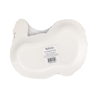 HRV1340 - Harvest Turkey Shaped Paper Plates