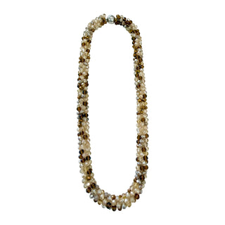 Reba Necklace - Dark Brown Mix