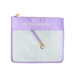 In The Works Project Bag - Lavender