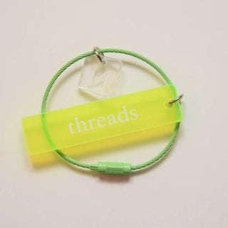 "Threads" Thread Ring - Lime