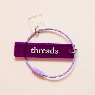 "Threads" Thread Ring - Purple