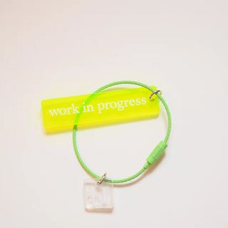 'Work In Progress' Thread Ring: Lime