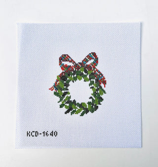 Plaid Wreath Canvas
