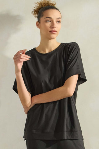 Comfort Crew Top - Black
