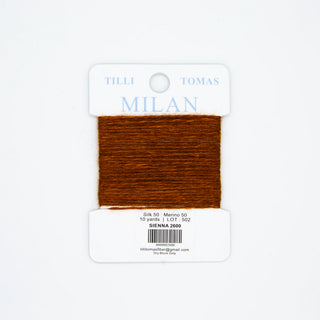 Milan Card - Sienna