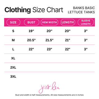 Jess Lea: Banks Basic Lettuce Tank- Green