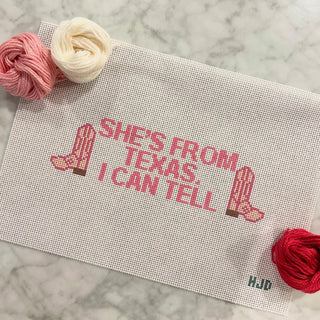 She's From TX Canvas