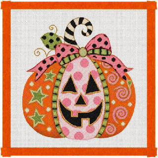 Halloween Whimsy Jack-o-Lantern Canvas