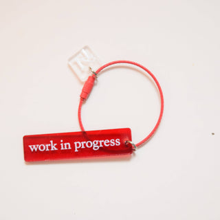 'Work In Progress' Thread Ring: Purple