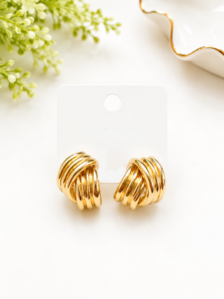 Gilded Twist Earring