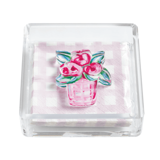 Flower Napkin Holder & Weight Set
