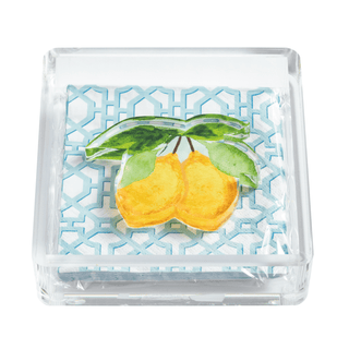 Lemon Napkin Holder & Weight Set
