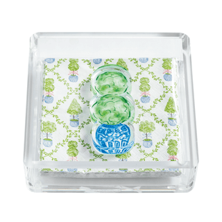 Topiary Napkin Holder & Weight Set