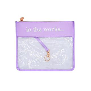 Tiny In The Works Project Bag - Lavender