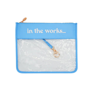 Tiny In The Works Project Bag - Baby Blue
