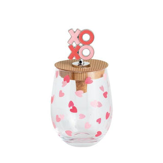 Heart Wine Glass With Stopper