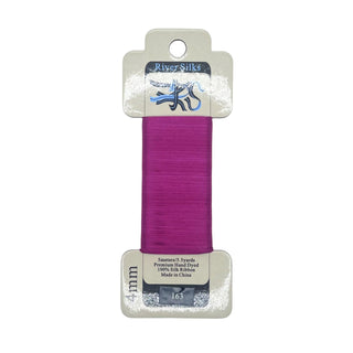 River Silks 4mm 163 Fuchsia Red