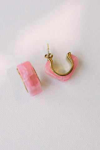 Color Coded Hoop Earrings