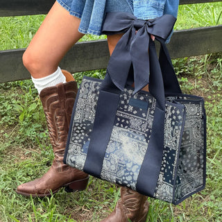 Case-Mate Navy Bandana Jelly Tote Bag