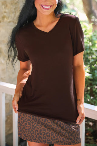 Basic Tee - Chocolate