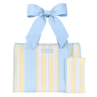 Case-Mate Cabana Stripe Bow Jelly Tote Bag