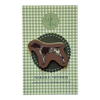 Brown GSP Dog Needle Minder