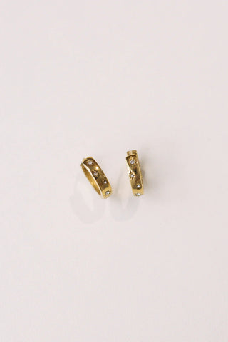 Libby Crystal Hoop Earring