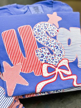 USA Patchwork Graphic Tee