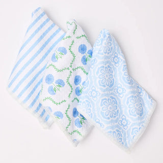Quick Dry Dish Towel Set - Charming Blue