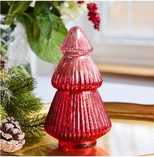Tree Candle - 5 Inch - Red Mercury