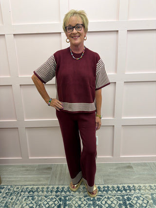 Fine Print Set - Burgundy