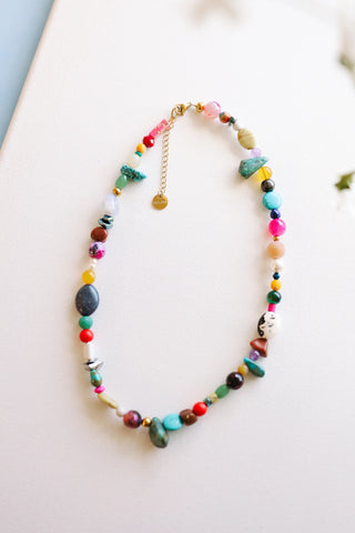 Stevie Colorful Beaded Necklace