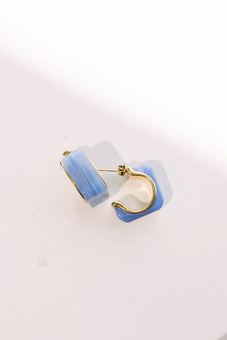 Color Coded Hoop Earrings