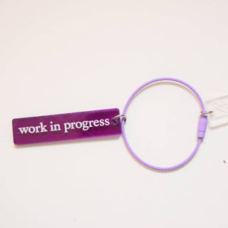 'Work In Progress' Thread Ring: Pink