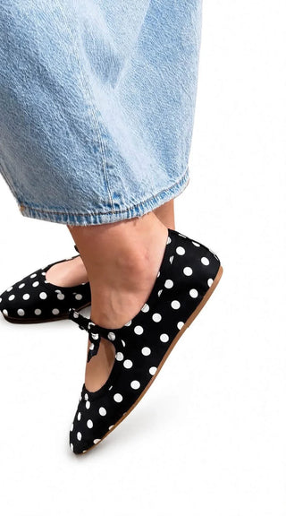 Corky's: Layover Polka Dot Flat