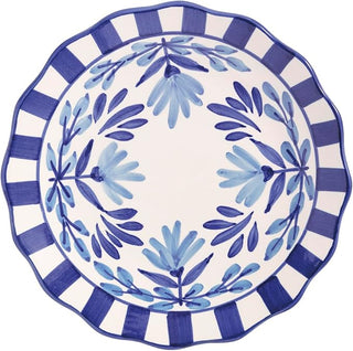 Blue Floral Motif Plate