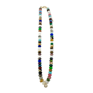 Dori Beaded Necklace - Dark Multi