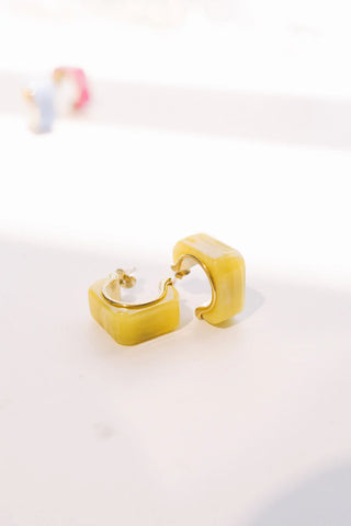 Color Coded Hoop Earrings
