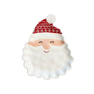 Sculpted Platter Santa Large
