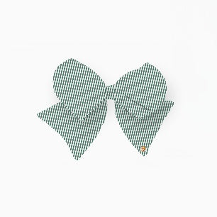 Magnetic Bow  Green Stripe